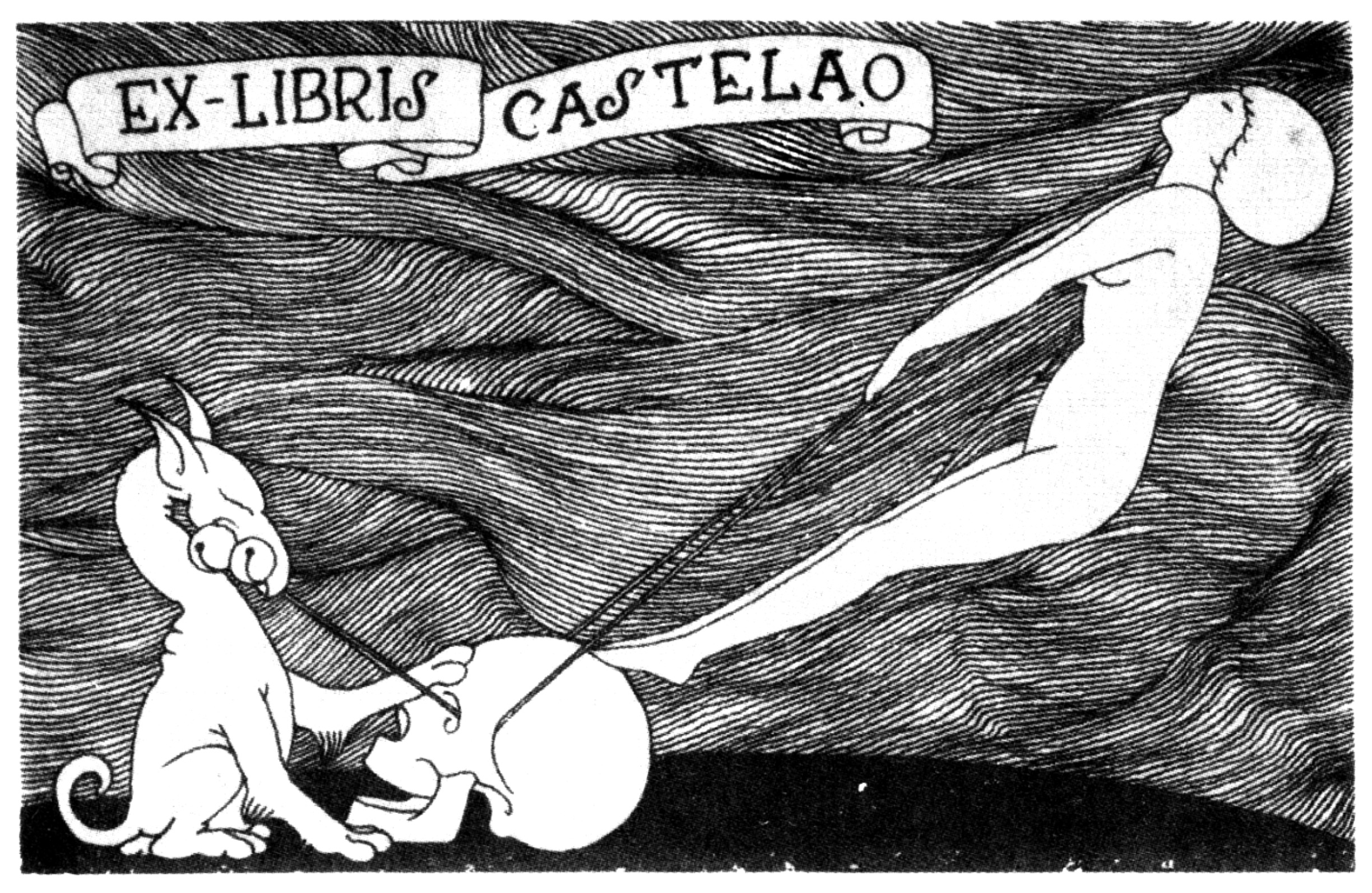 Ampliar: exlibris de Castelao, 1915